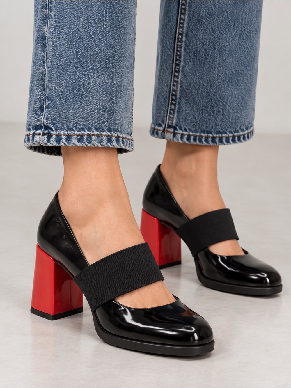 🍒 Camper Kara Mary Jane Block Heels – Size 37 / US 6.5